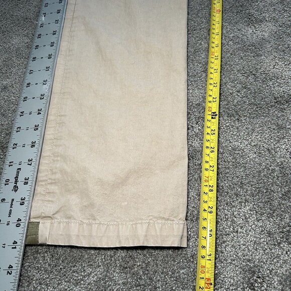 Maharishi Pants Mens Large (34W) Beige Hemp Military Streetwear Utility Pockets - Picture 12 of 13